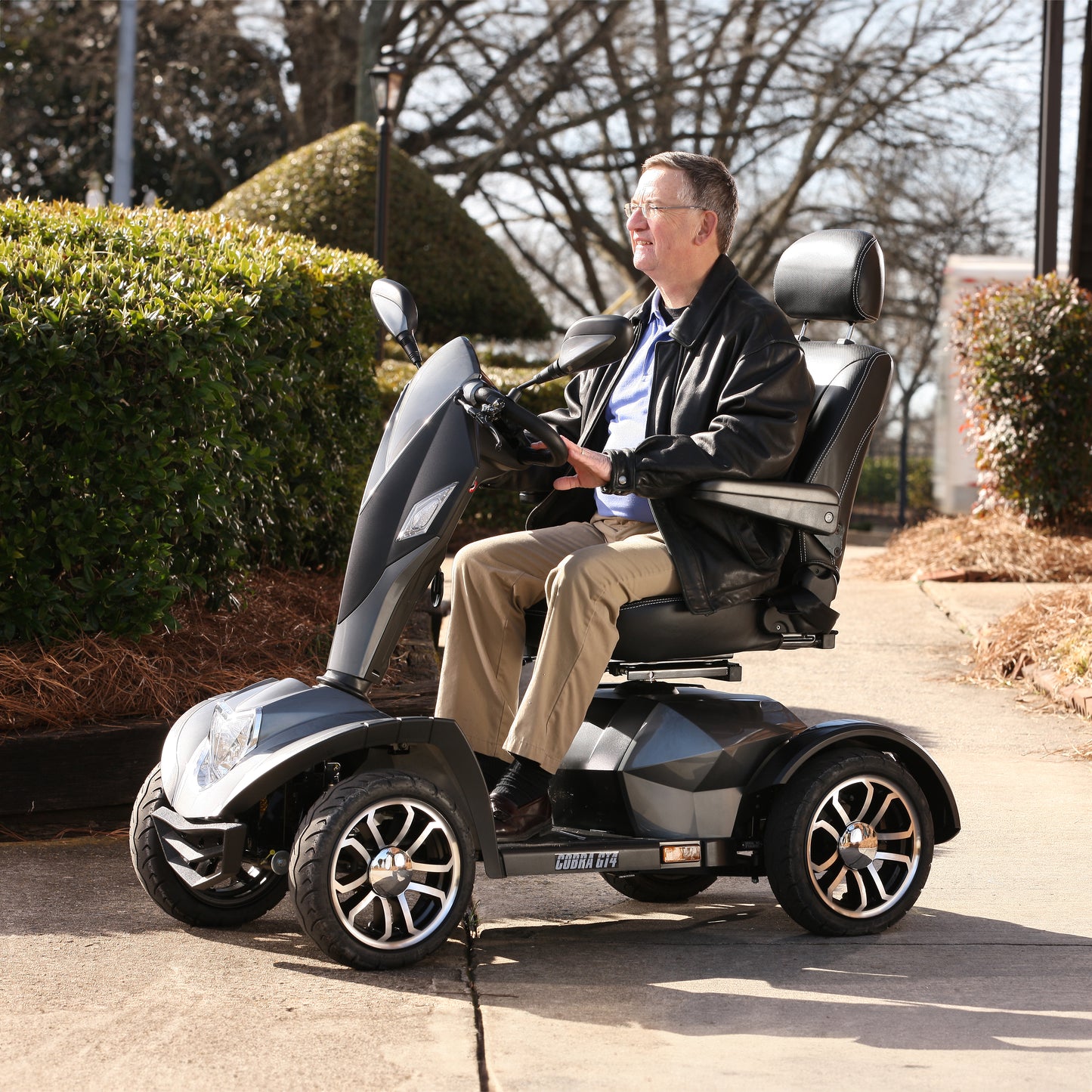 Cobra 8mph Scooter Silver