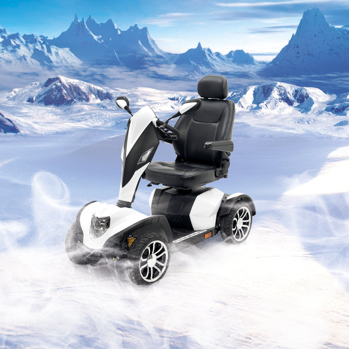 Cobra 8mph Scooter White
