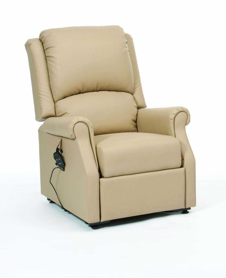 Chicago 3 Button Riser Recliner in Cobblestone
