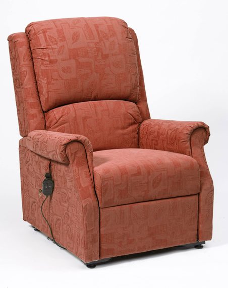 Chicago Riser Recliner in Terracotta