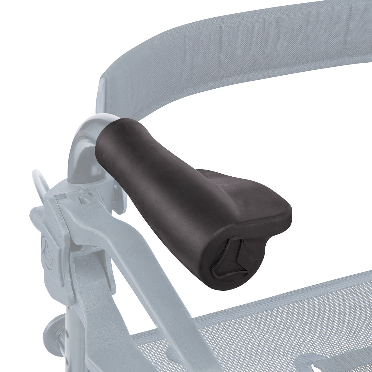 Ergonomic handle on the Dietz TAiMA M-E rollator