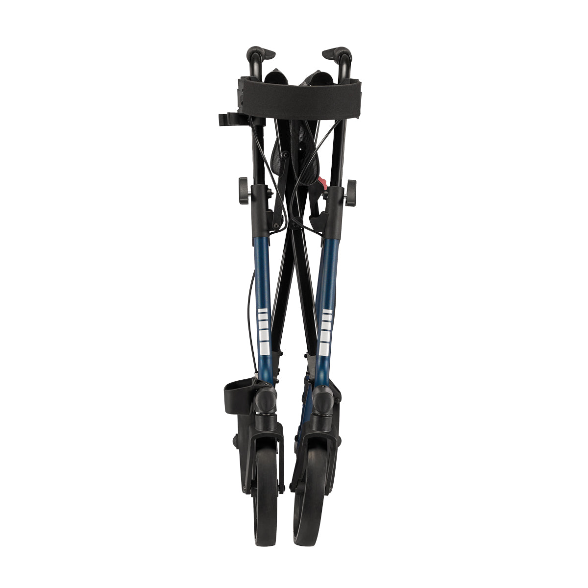 Dietz TAiMA M-E rollator in Ocean Blue, folded