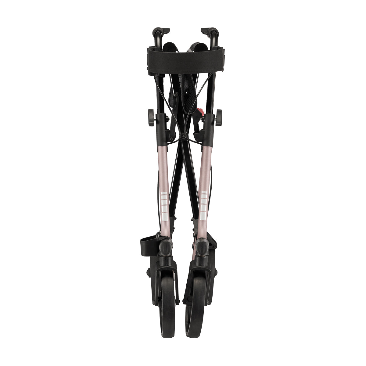 Dietz TAiMA M-E rollator in Terrarosa, folded