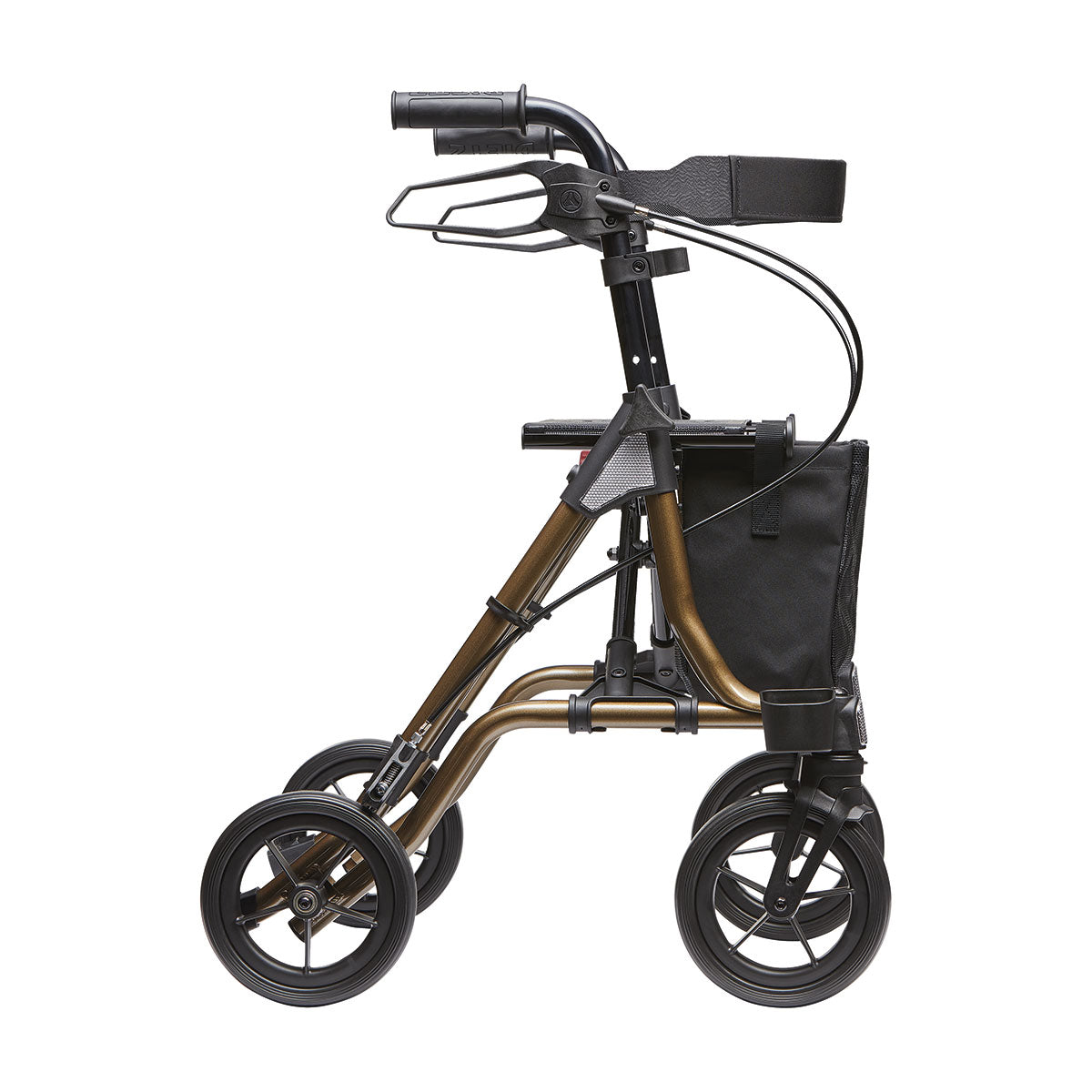 Dietz TAiMA S-GT compact lightweight rollator, side view