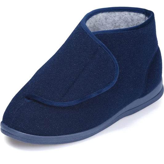 Cosyfeet Elise Elise Single Slipper Navy - Left Foot Women's Slippers