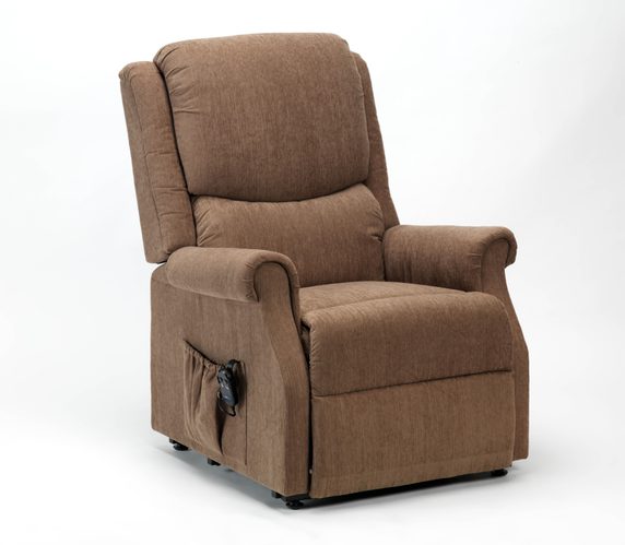 Drive Indiana Single Motor Riser Recliner in Mushroom