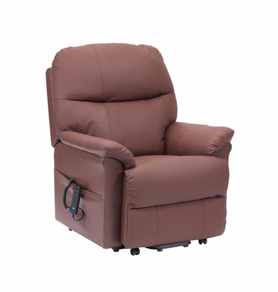 Lars Riser Recliner in Burgundy