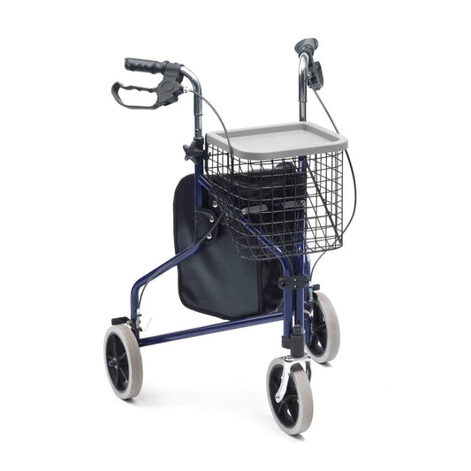 Drive Steel Tri-Walker with Bag, Basket & Tray