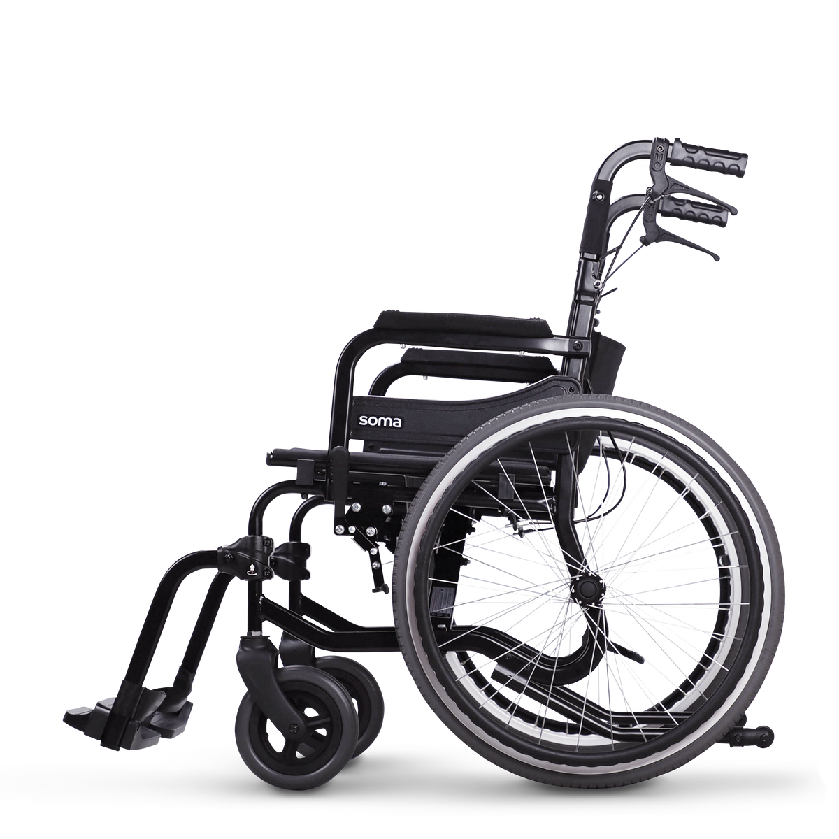 Karma Sparrow 2 SP wheelchair, rear view