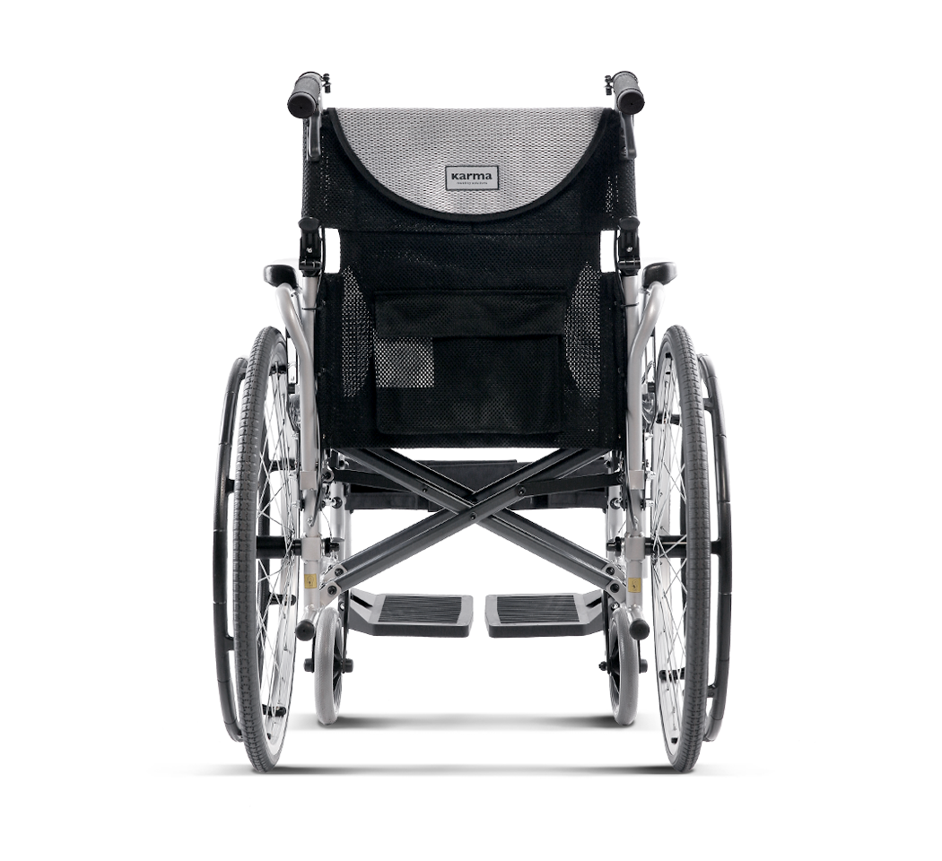 Karma S-Ergo 115 wheelchair, rear view