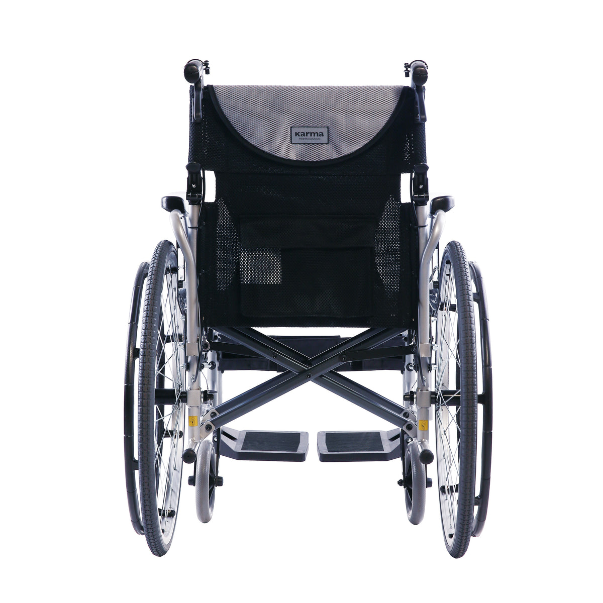 Karma Ergo 125 SP wheelchair, rear view