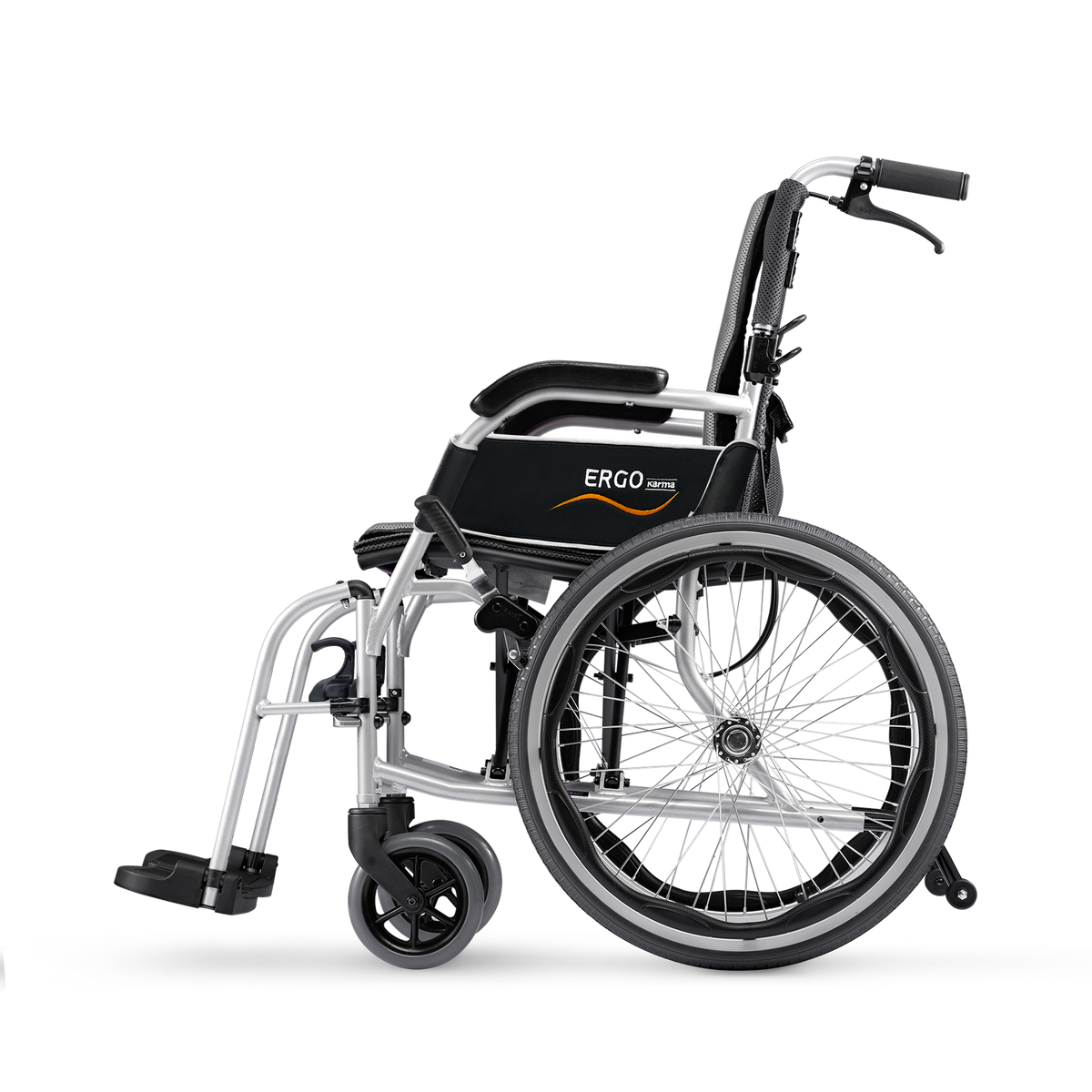 Karma Ergo Lite 2 SP self-propel wheelchair, three-quarter view