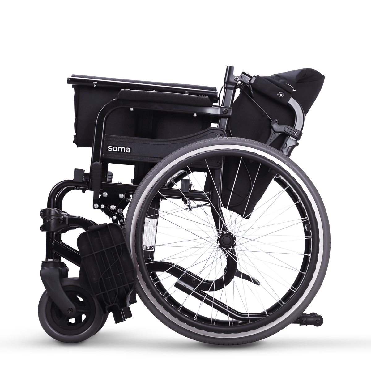 Karma Sparrow 2 SP wheelchair folded for transport