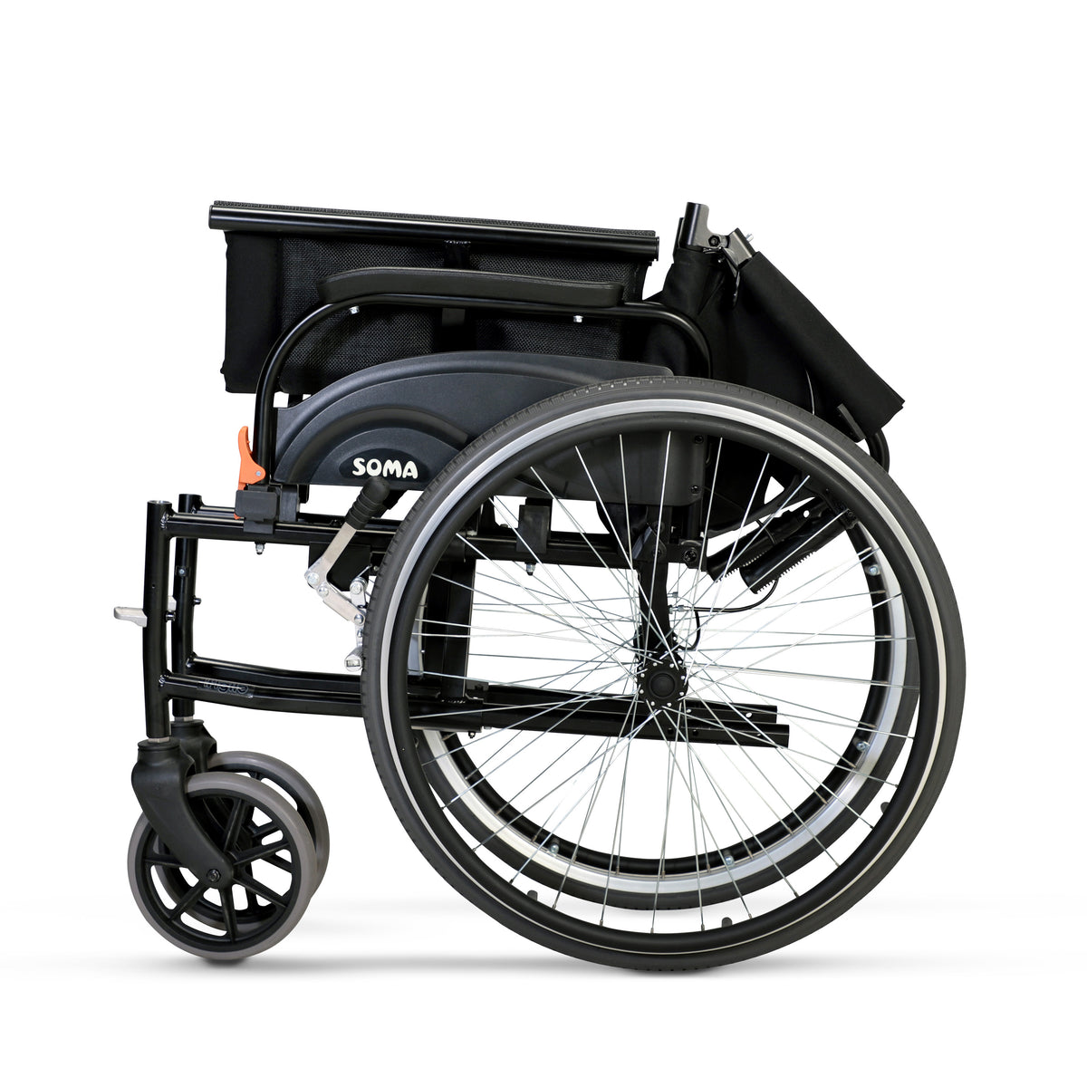 Karma Agile wheelchair folded for transport