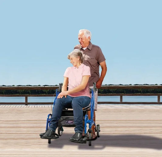 Drive Airgo Fusion 2-in-1 Rollator & Transport Chair