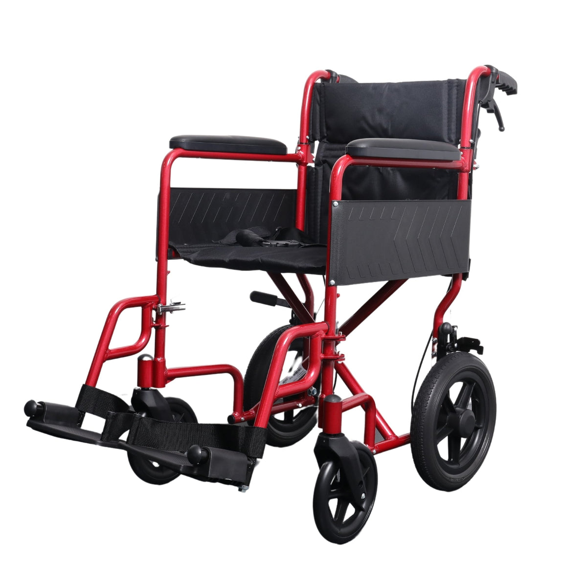 Karma i-Lite transit wheelchair, blue frame