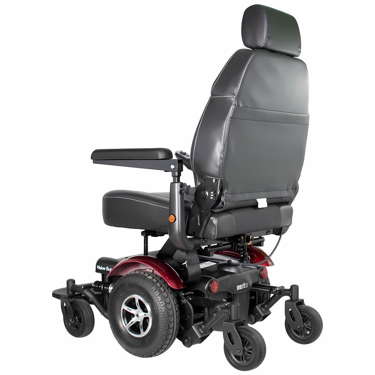 Merits Vision Super Heavy Duty Powerchair - rear three-quarter view