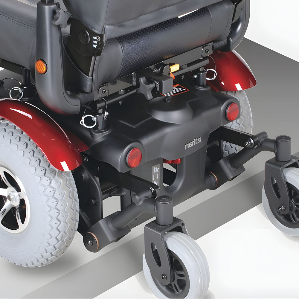 Merits Vision Super Heavy Duty Powerchair - rear detail