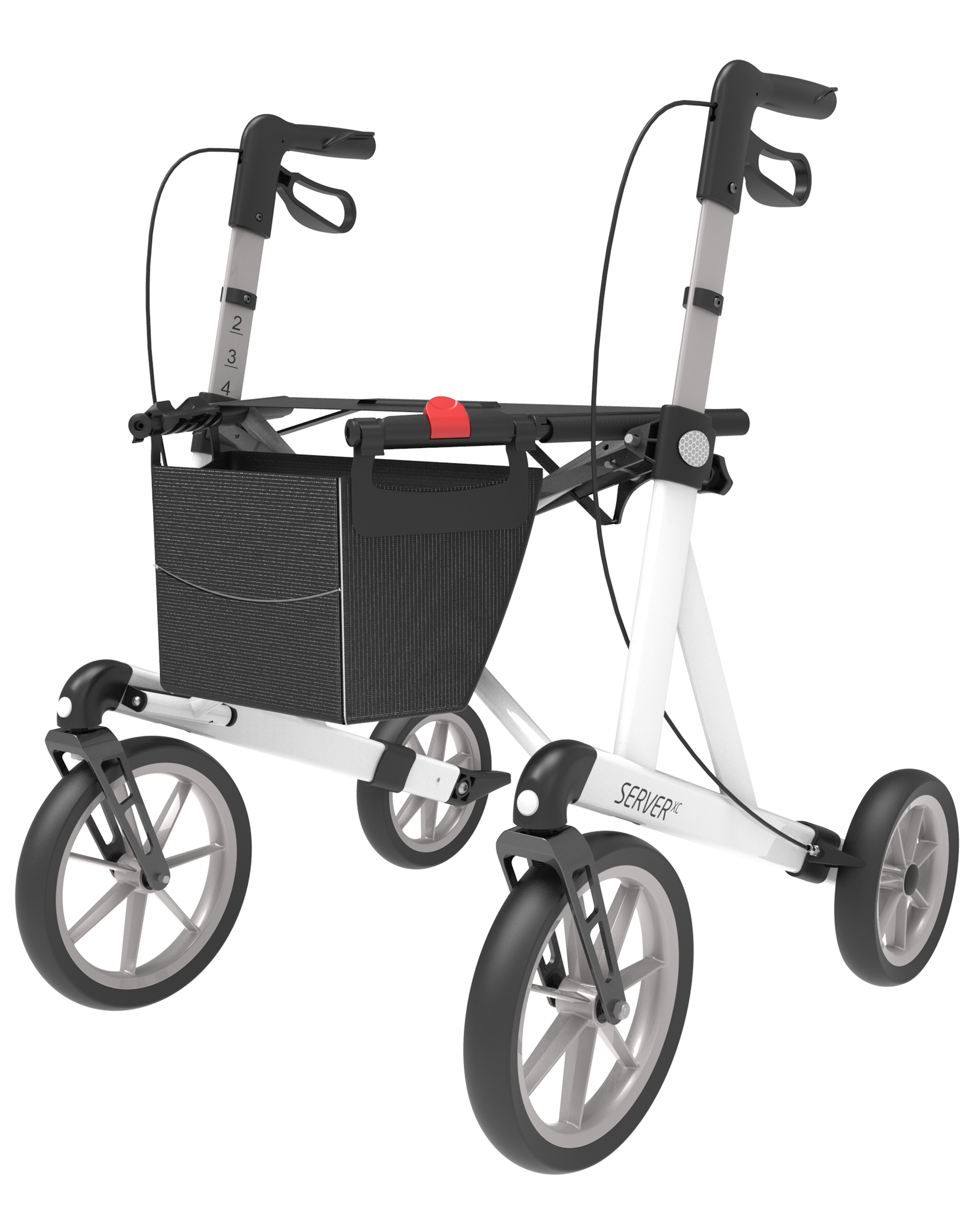 Rehasense Explorer Outdoor Rollator - Black Large 62 cm