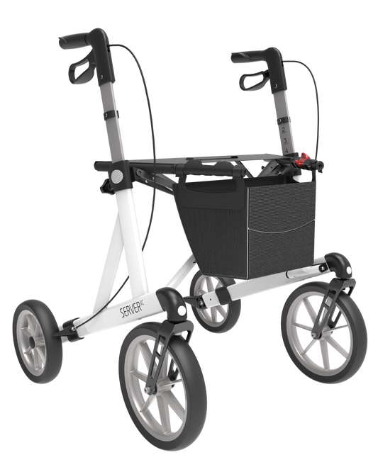 Rehasense Explorer Outdoor Rollator - Black Medium 53 cm