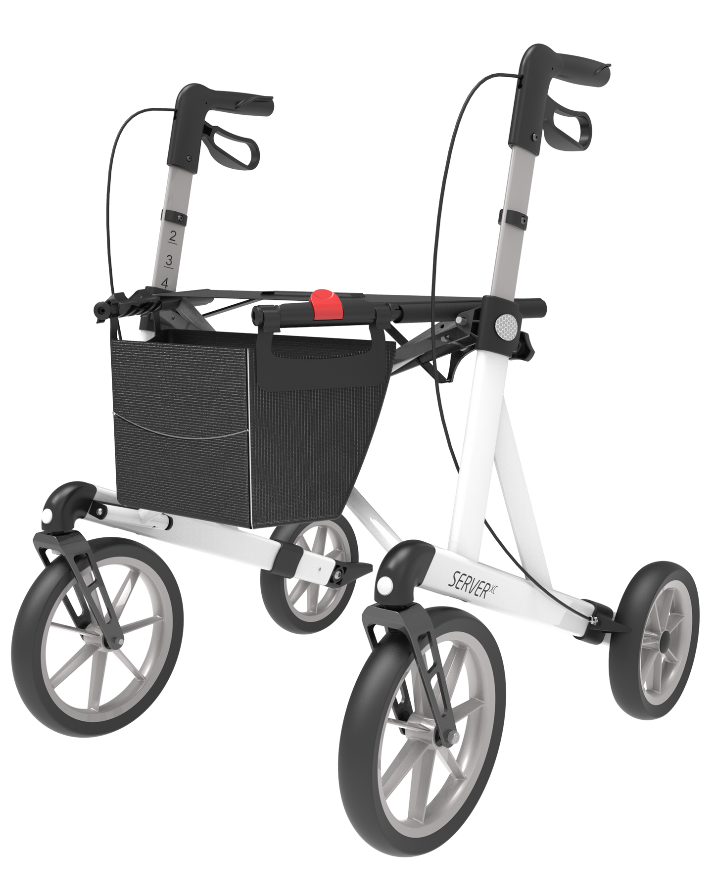 Rehasense Explorer Outdoor Rollator - Black Medium 53 cm