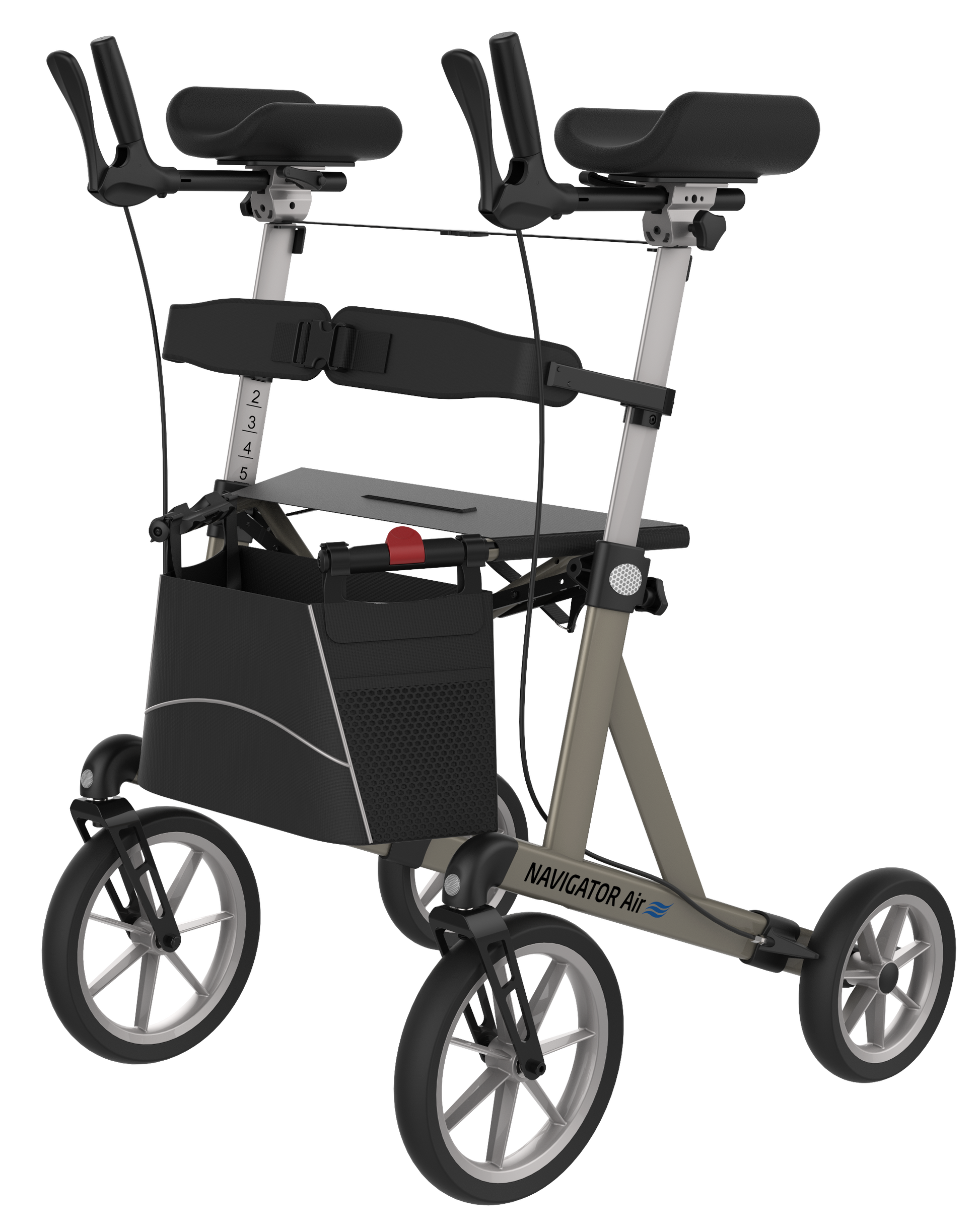 Rehasense Navigator Air Outdoor Forearm Walker - Champagne Large 62 cm