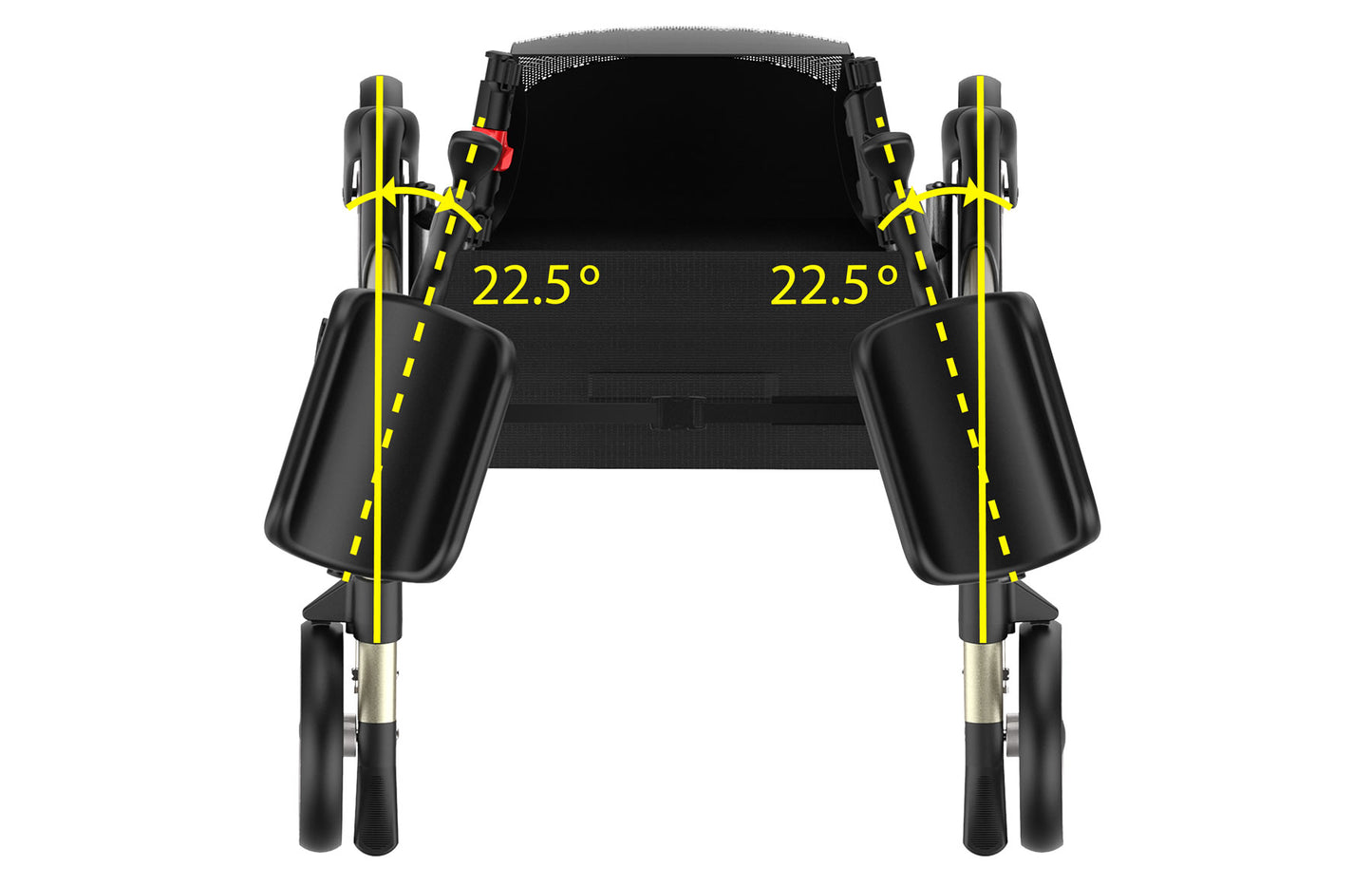 Rehasense Navigator Air Outdoor Forearm Walker - Champagne Large 62 cm