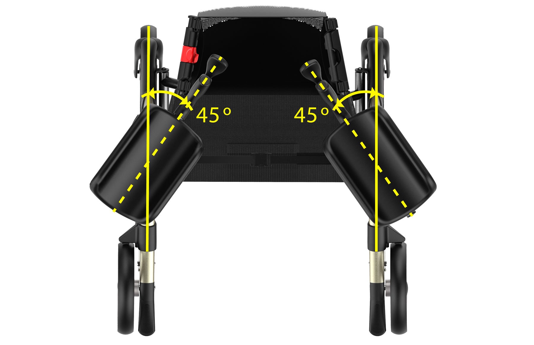 Rehasense Navigator Air Outdoor Forearm Walker - Champagne Large 62 cm