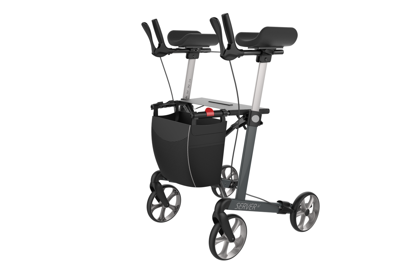 Rehasense Navigator Indoor Forearm Walker - Sober Grey Large 62 cm