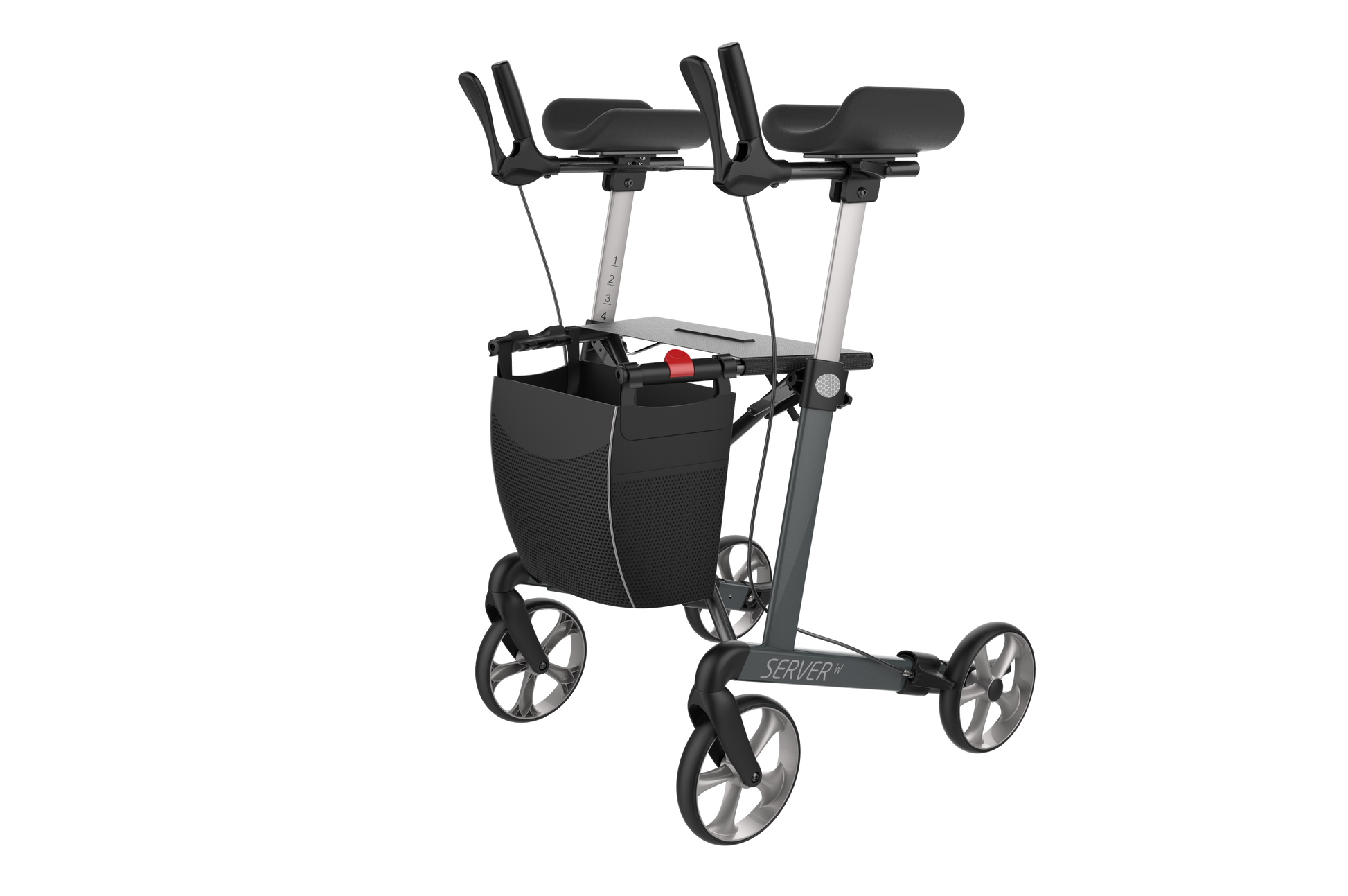 Rehasense Navigator Indoor Forearm Walker - Sober Grey Large 62 cm