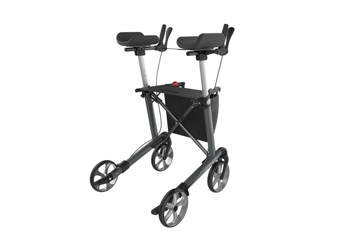 Rehasense Navigator Indoor Forearm Walker - Sober Grey Large 62 cm