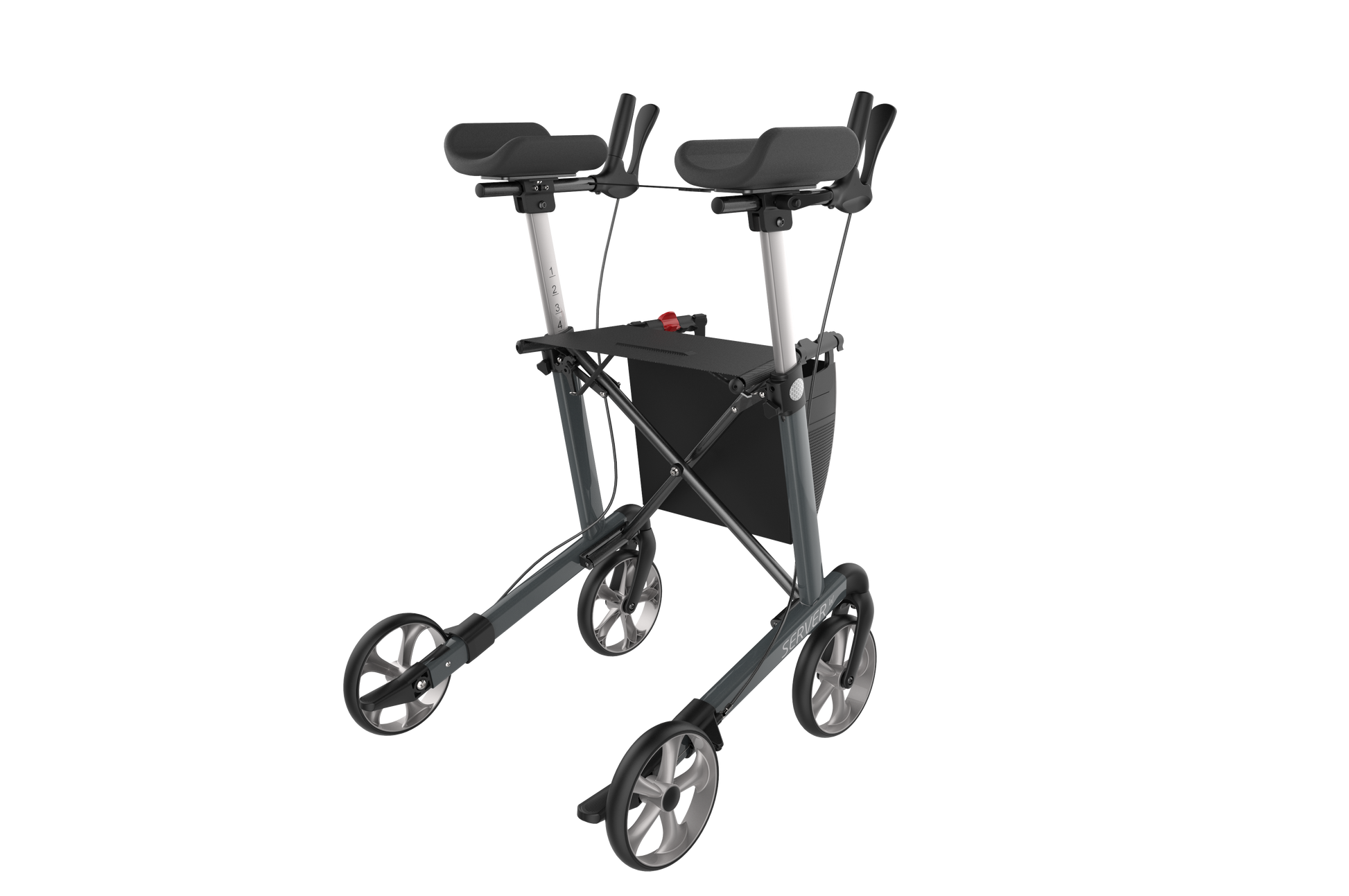 Rehasense Navigator Indoor Forearm Walker - Sober Grey Large 62 cm