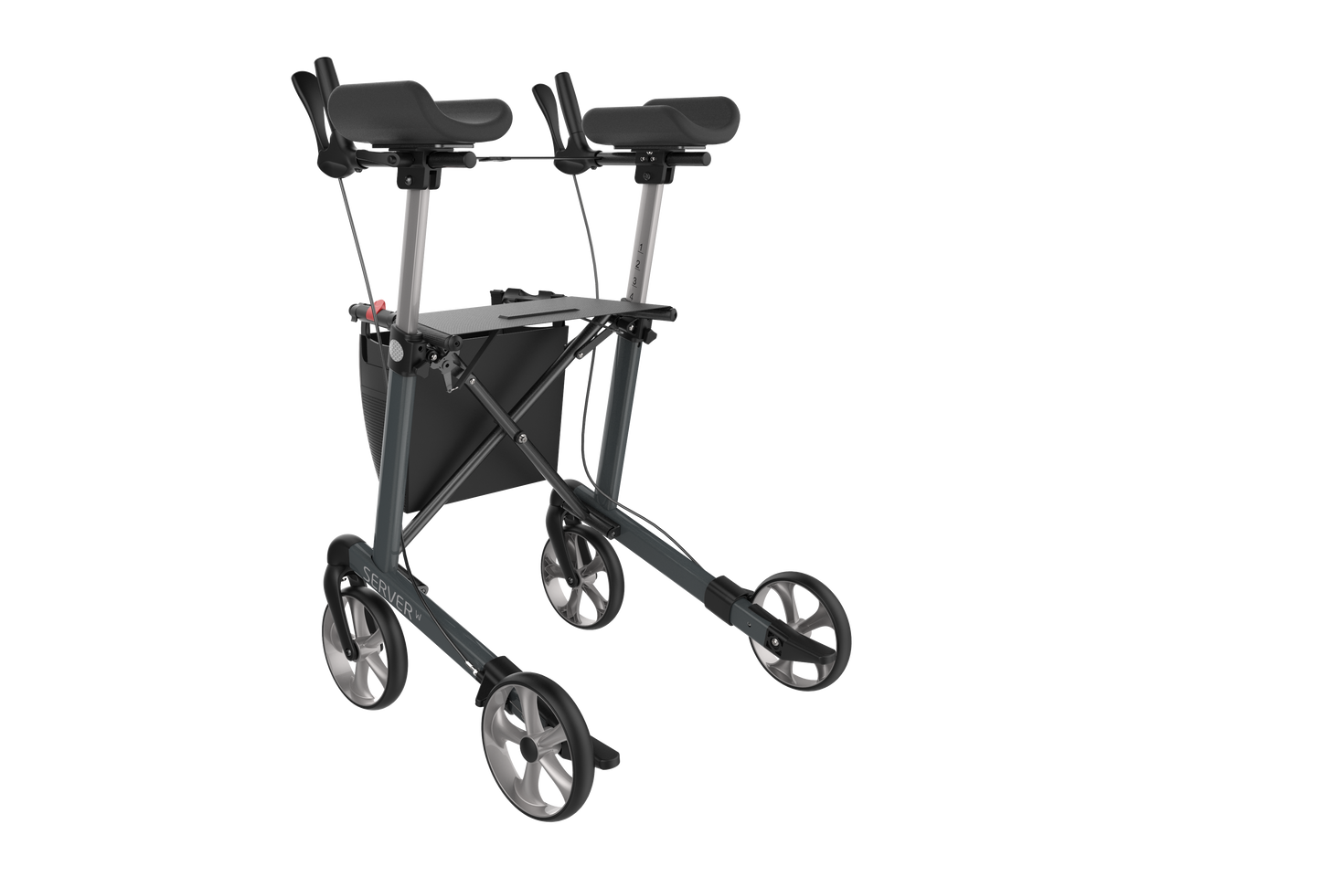 Rehasense Navigator Indoor Forearm Walker - Sober Grey Large 62 cm