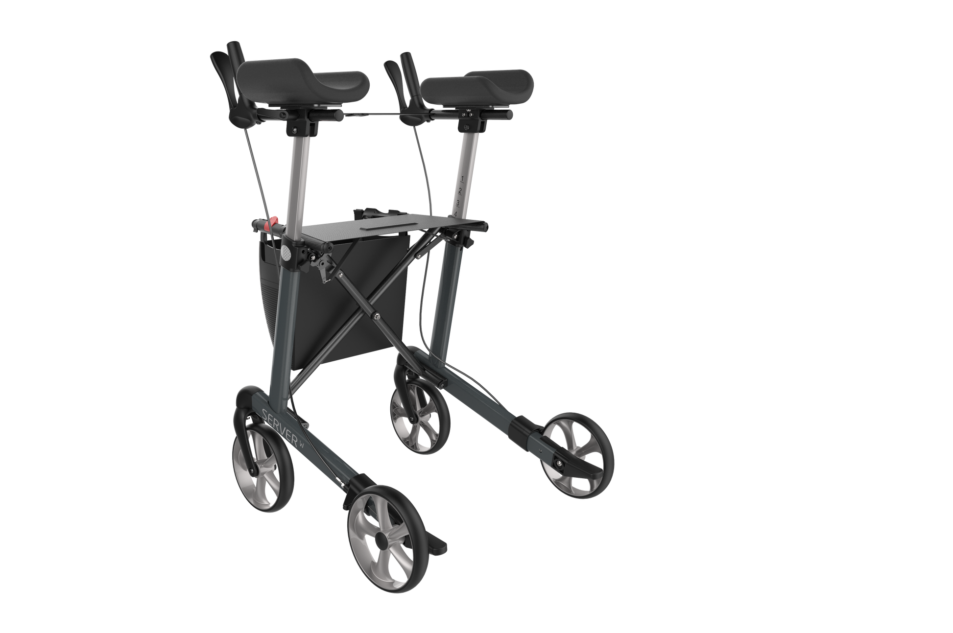 Rehasense Navigator Indoor Forearm Walker - Sober Grey Large 62 cm