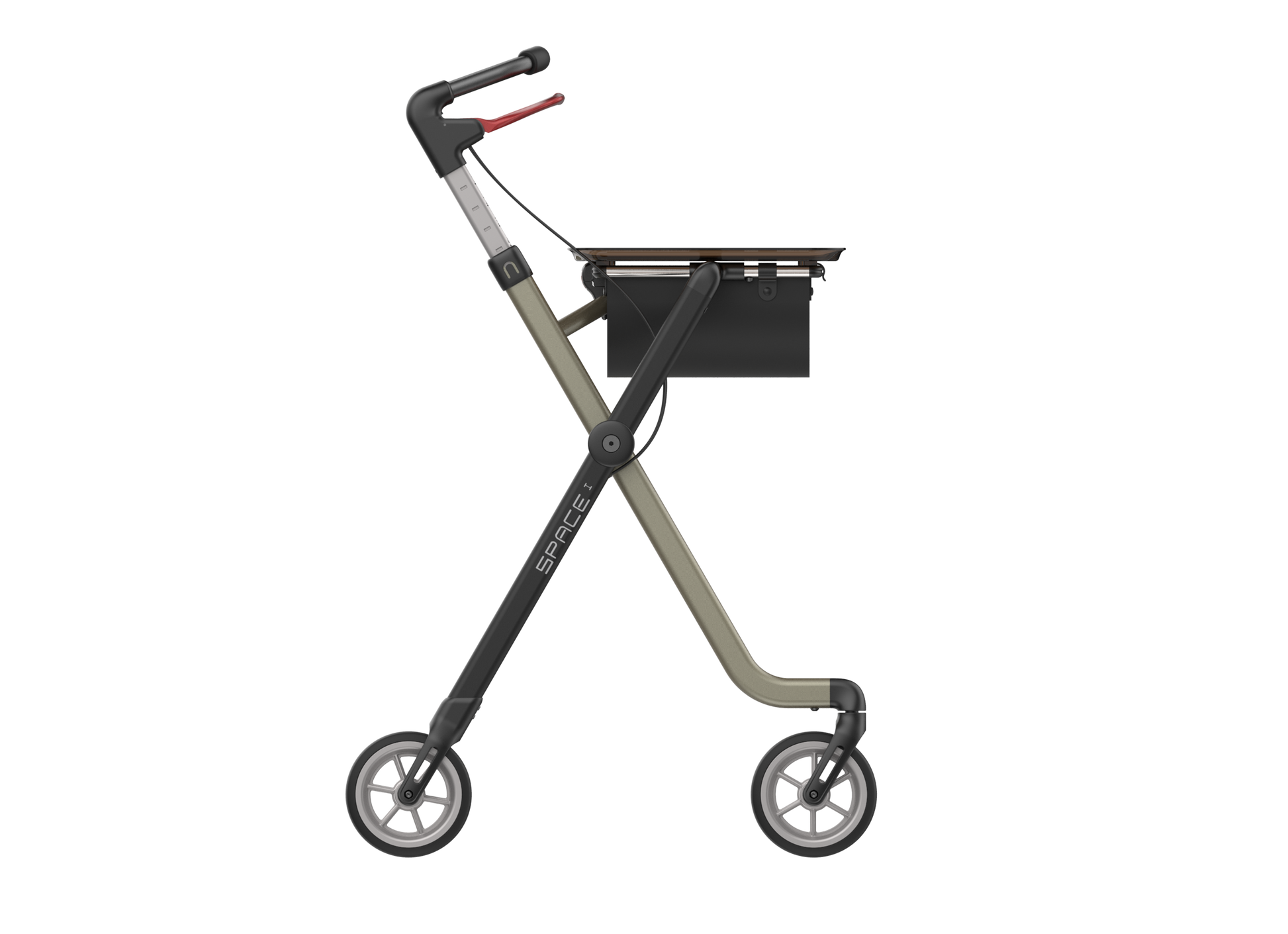 Rehasense Pixel Indoor Rollator - Champagne Black One Size