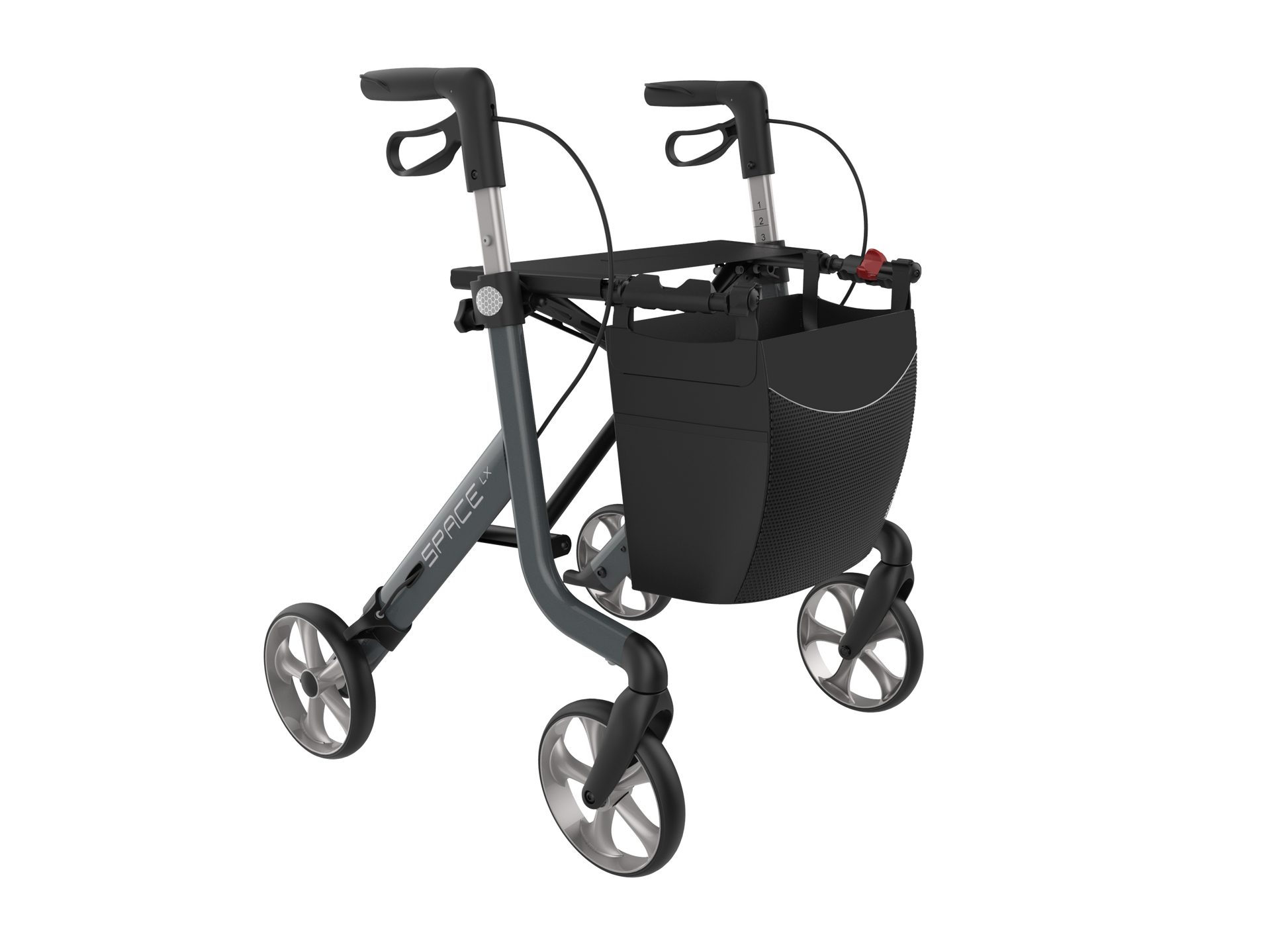 Rehasense Space LX Rollator - Candy Apple Green Large 60 cm