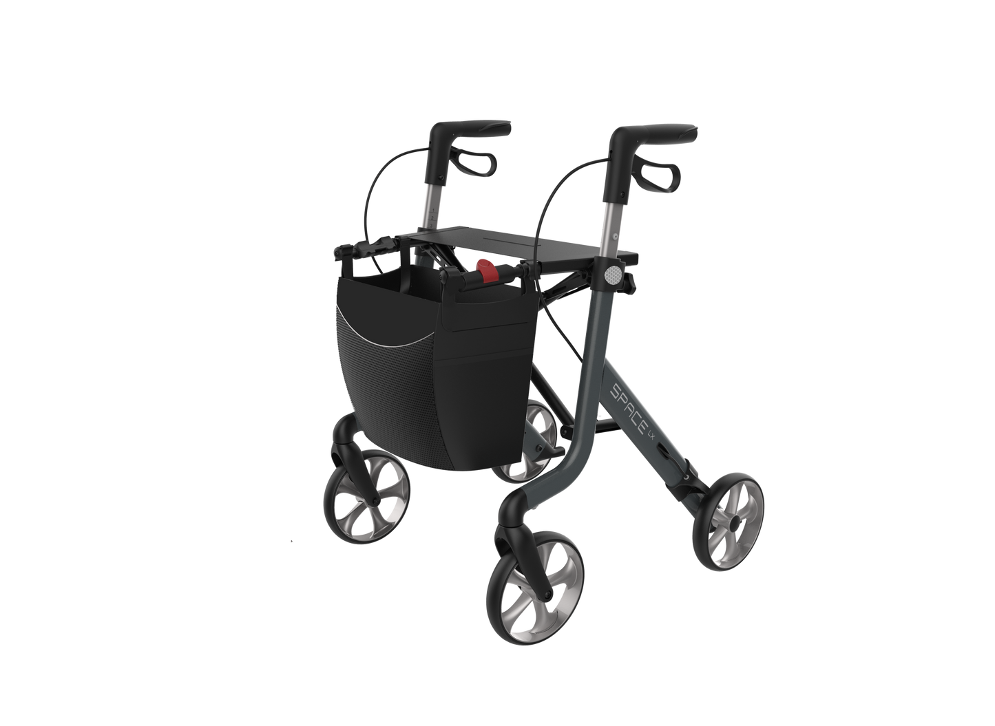 Rehasense Space LX Rollator - Candy Apple Green Large 60 cm