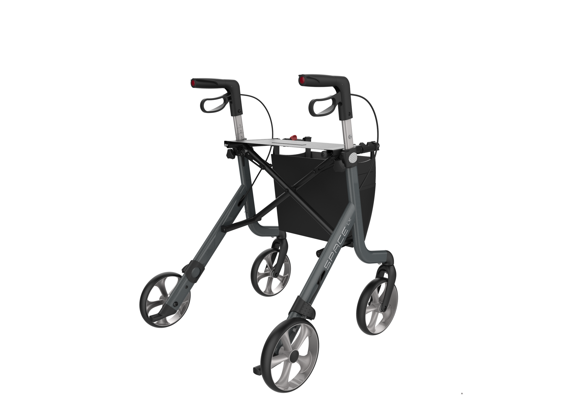 Rehasense Space LX Rollator - Candy Apple Green Medium 55 cm