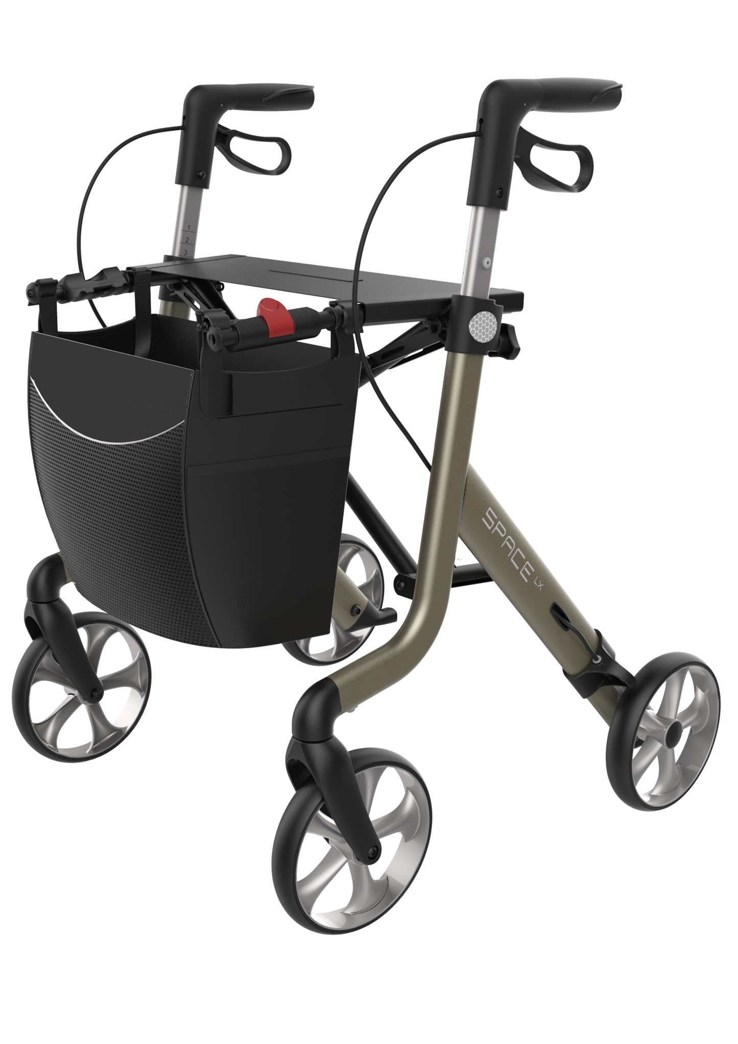 Rehasense Space LX Rollator - Champagne Medium 55 cm