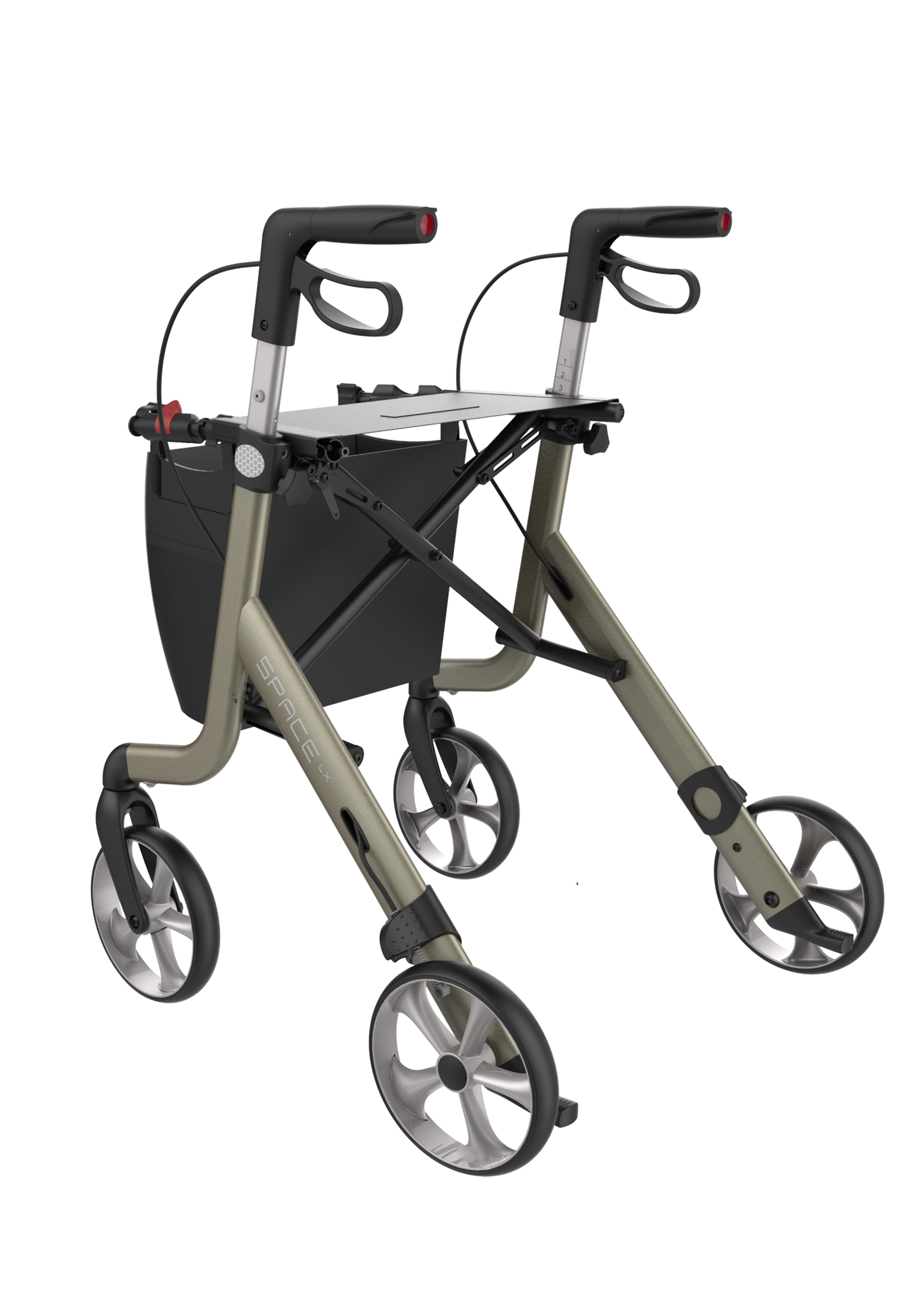 Rehasense Space LX Rollator - Champagne Medium 55 cm