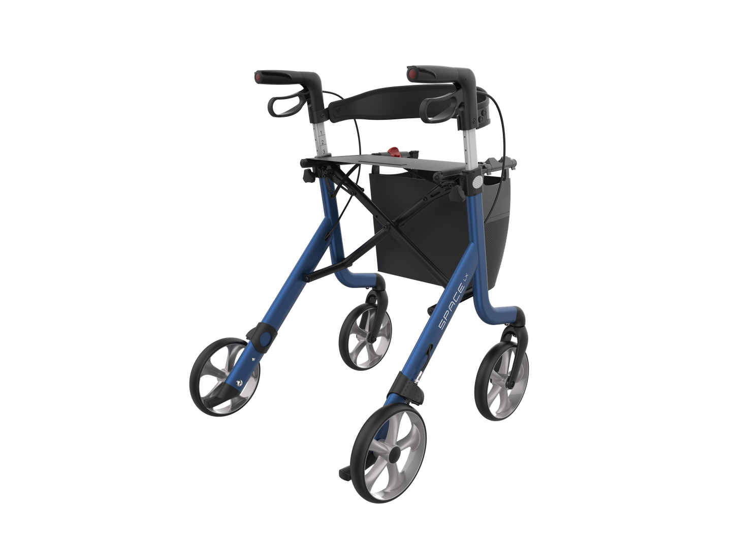 Rehasense Space LX Rollator - Electric Blue Large 60 cm
