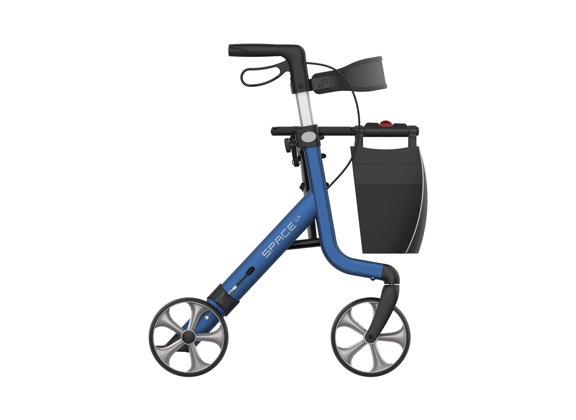 Rehasense Space LX Rollator - Electric Blue Large 60 cm