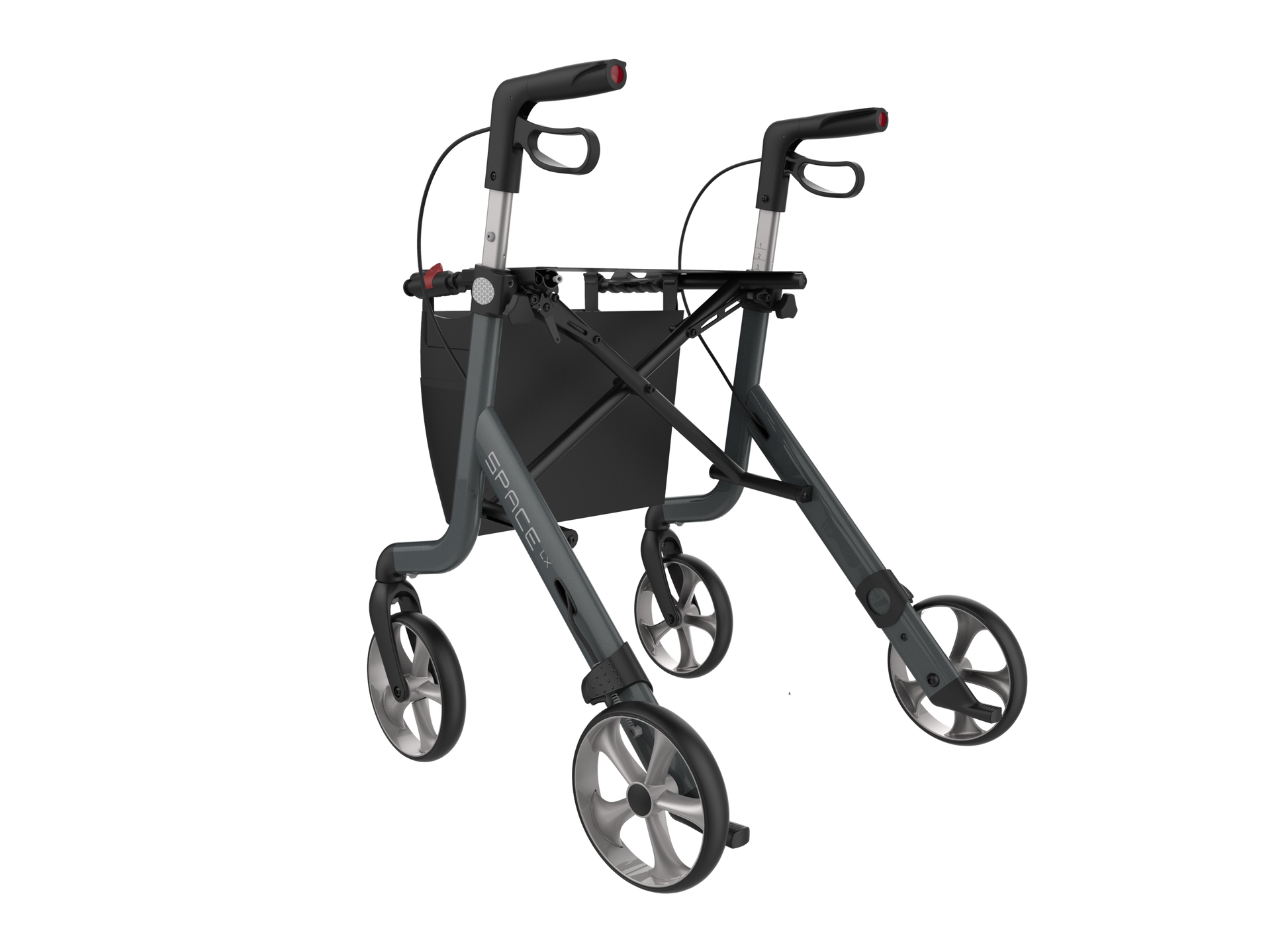Rehasense Space LX Rollator - Sober Grey Medium 55 cm