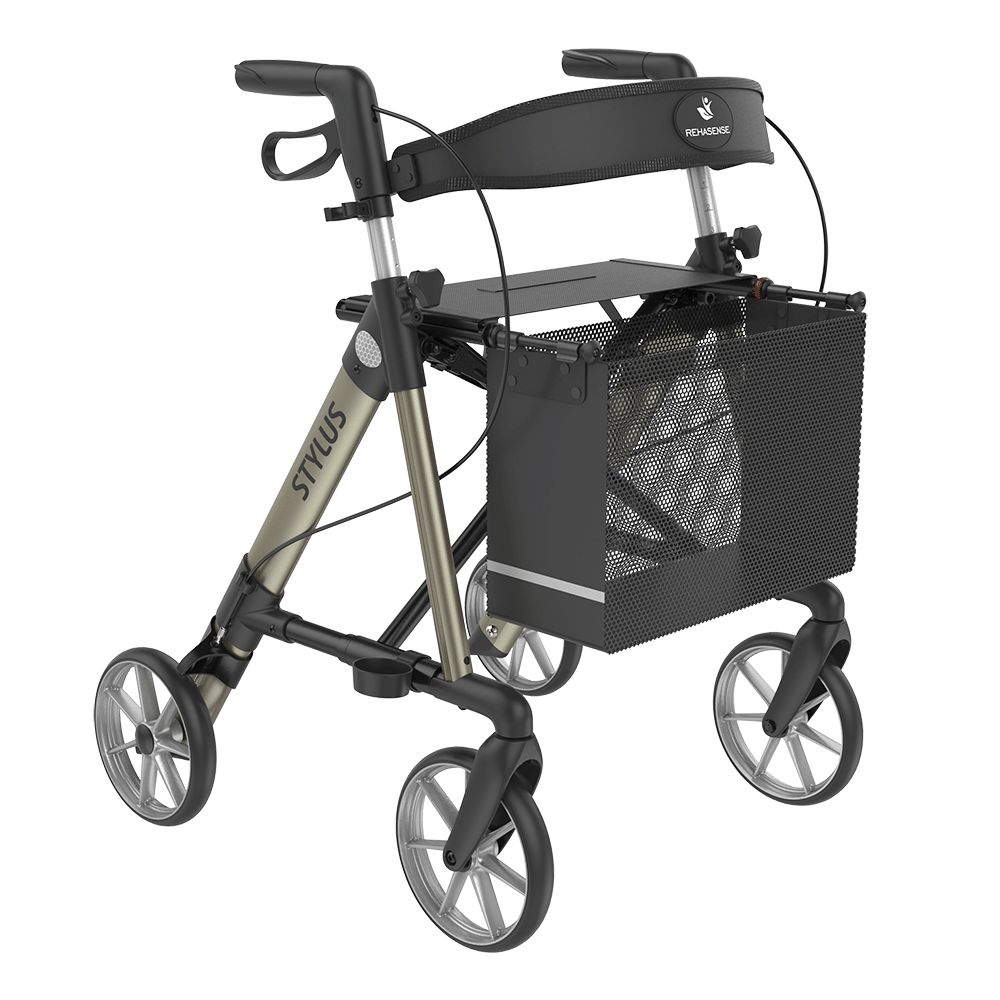 Rehasense Stylus Rollator - Champagne Medium 55 cm